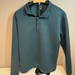 Adidas Climalite 1/4 Zip Pullover Blue (Large)